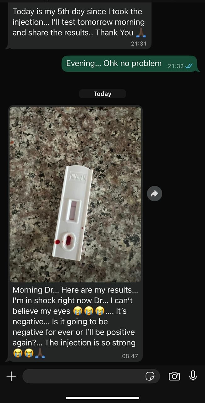Grace D. — CD4 Count: 950+ cells/mm³